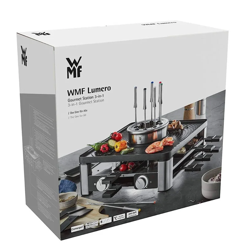 گریل دبلیو ام اف مدل WMF Lumero Gourmet Station 3in1